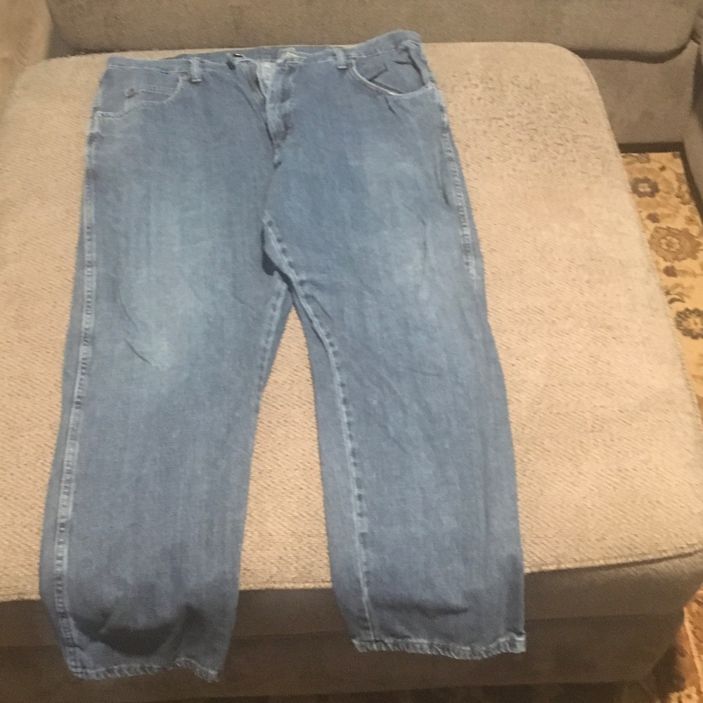 Classic Men's Blue Denim Jeans